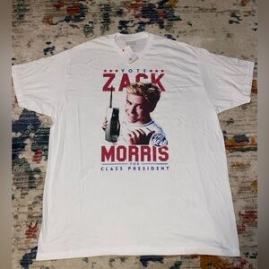 White Graphic ZACH MORRIS T-Shirt